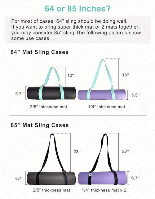 Load image into Gallery viewer, Yoga Mat Holder (Mat Not Incl.), Adjustable Yoga Mat Carrier, Pink
