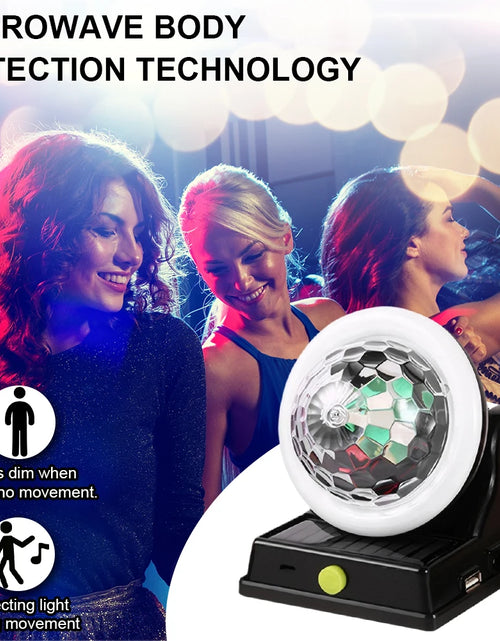 Load image into Gallery viewer, GlowOrb™ Waterproof Rotating Disco Ball Light – Colorful LED Magic for Parties &amp; Events
